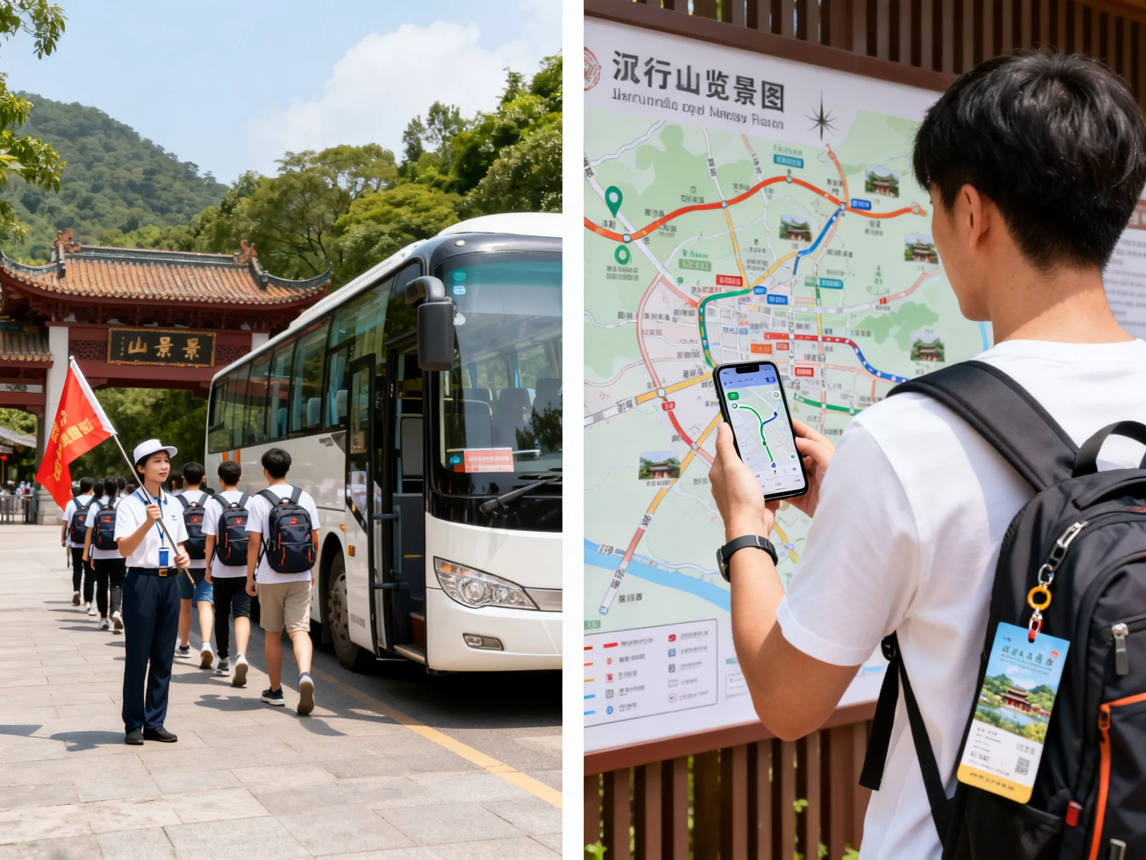北门旅游跟团还是自由行更划算，怎么玩最省钱？